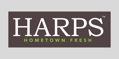 Harps Food Logo - Accepting Locations of Arkansas Razorbuck$