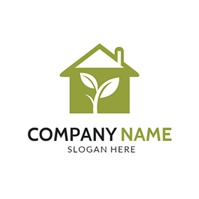 Green Home Logo - Free Home Logo Designs | DesignEvo Logo Maker