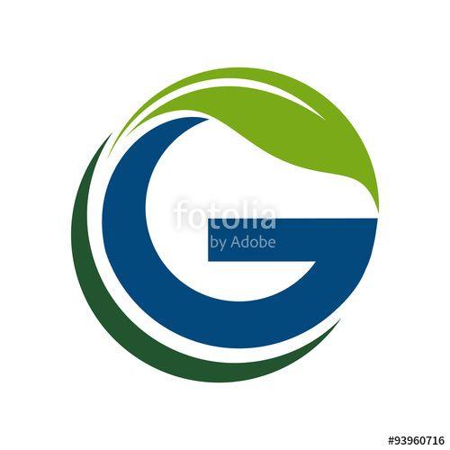 Circle G Logo - Circle Eco G Green Logo Icon