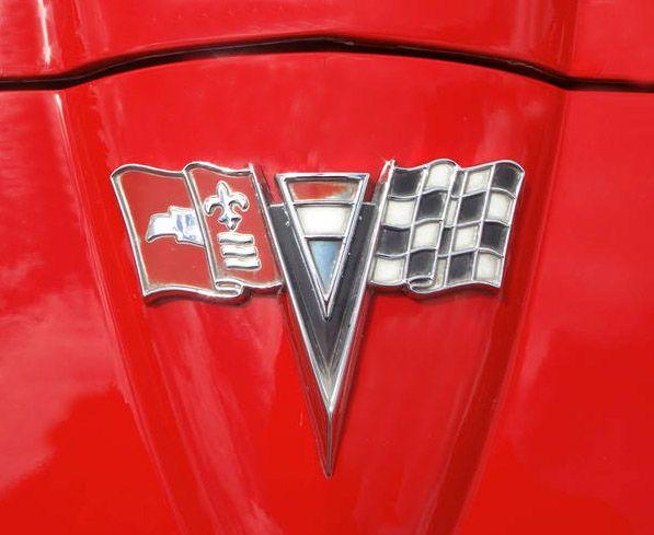 Red V-shaped Logo - V Emblems | Cartype