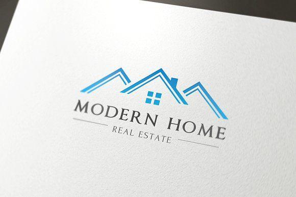 Home Logo - Modern Home Logo Logo Templates Creative Market