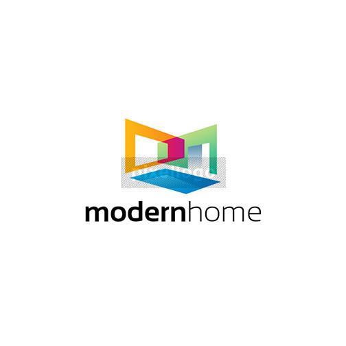 Modern Home Logo - Modern Home Design Studio logo | Pixellogo