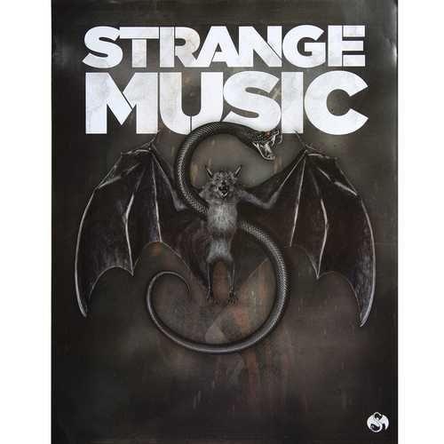 Snake Bat Logo - Strange Music - Snake and Bat Poster Strange Music, Inc Store