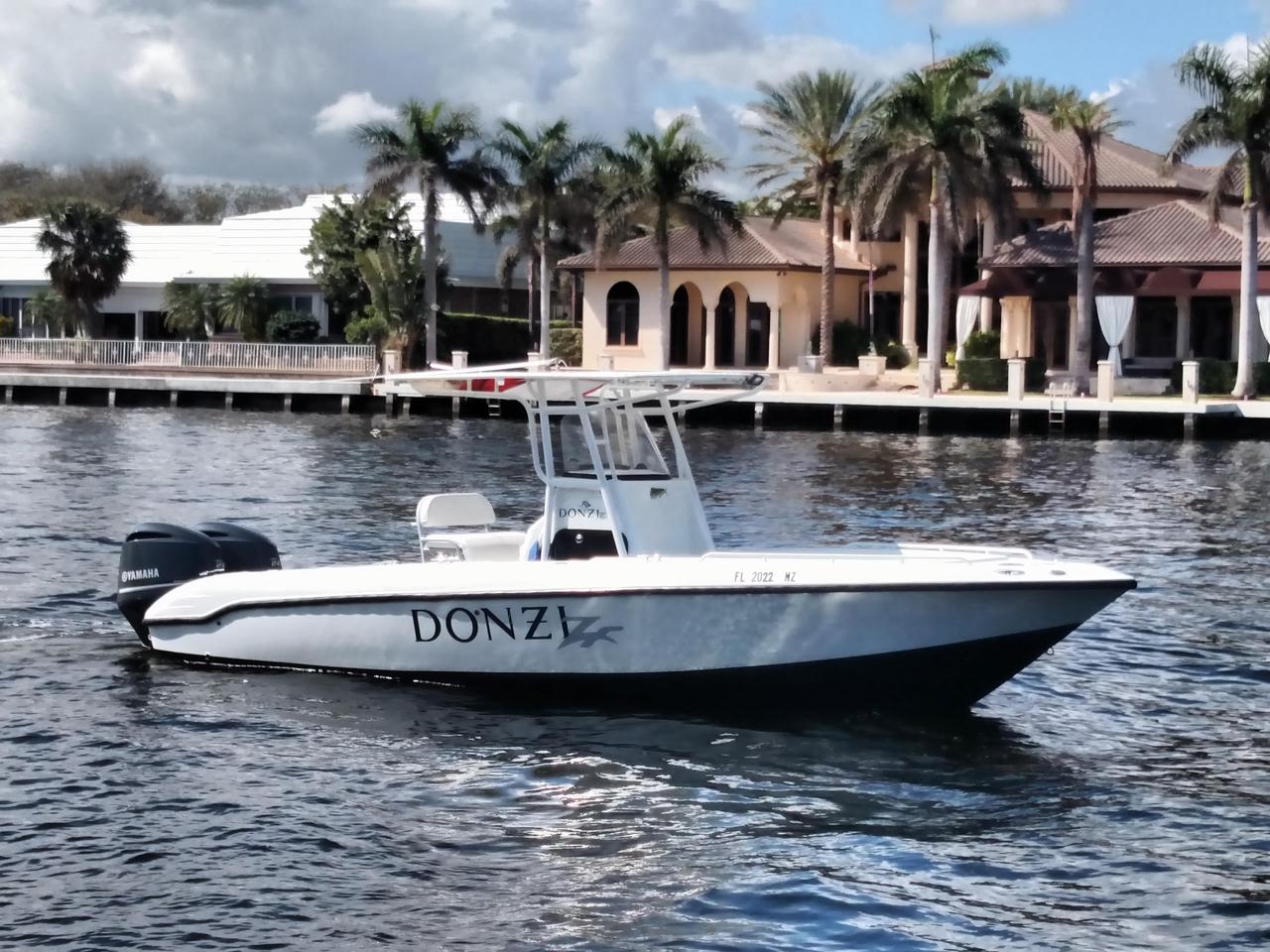 Donzi ZF Logo - Used Donzi 26 ZF Open Center Console Fishing Boat