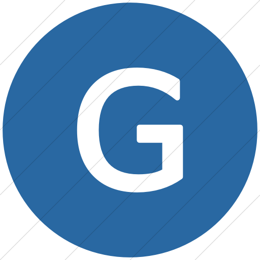 Circle G Logo - Free Google G Icon 252805 | Download Google G Icon - 252805