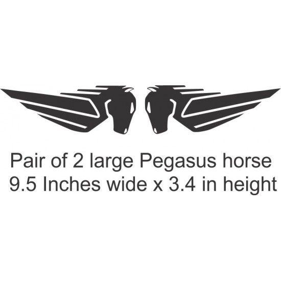 Pegasus Horse Logo - Pegasus Eric buell racing horse logo sticker decal for motor bikes ...