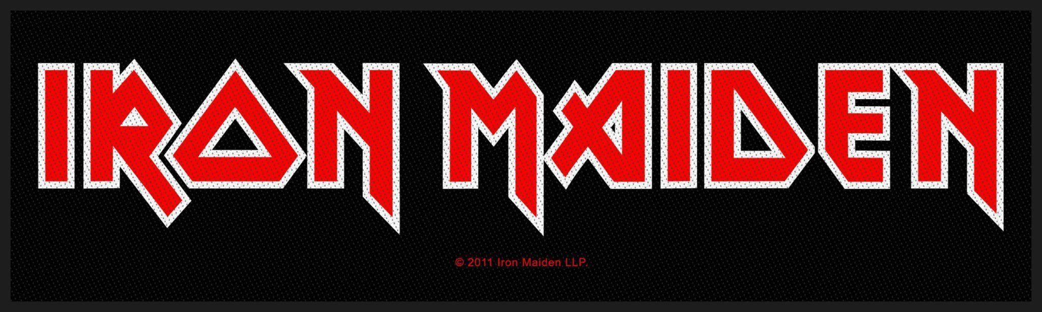 Iron Maiden Logo - Iron Maiden Woven Superstrip Logo