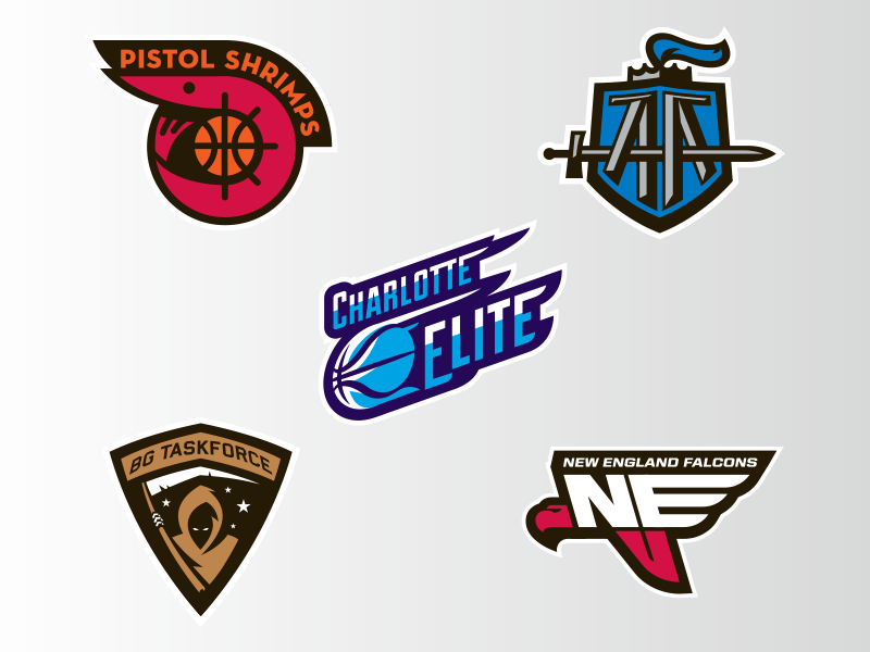 Basketball League Logo - The Basketball Tournament Logos 5 by Fraser Davidson | Dribbble ...