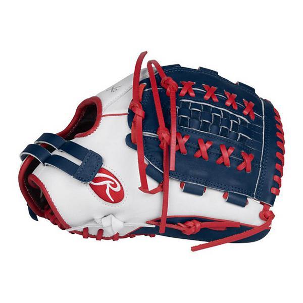 Red Blue and White Softball Logo - Rawlings Liberty Advanced Color Series 12.5