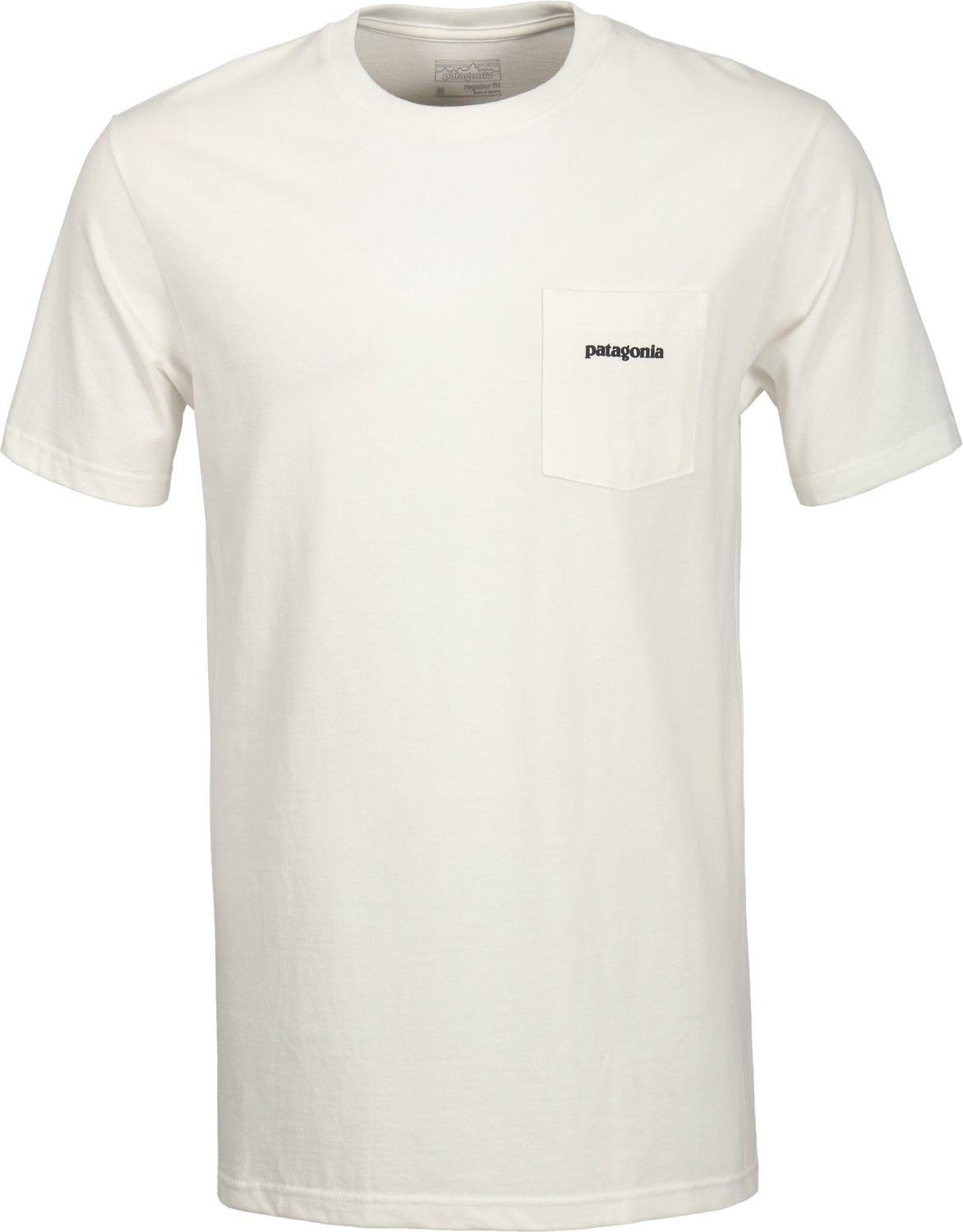 LRG Pocket Logo - Patagonia Men Clothing: Patagonia P 6 Logo Pocket T Shirt With White