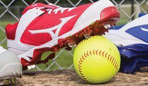 Red Blue and White Softball Logo - Softball Cleats | Best Price Guarantee at DICK'S