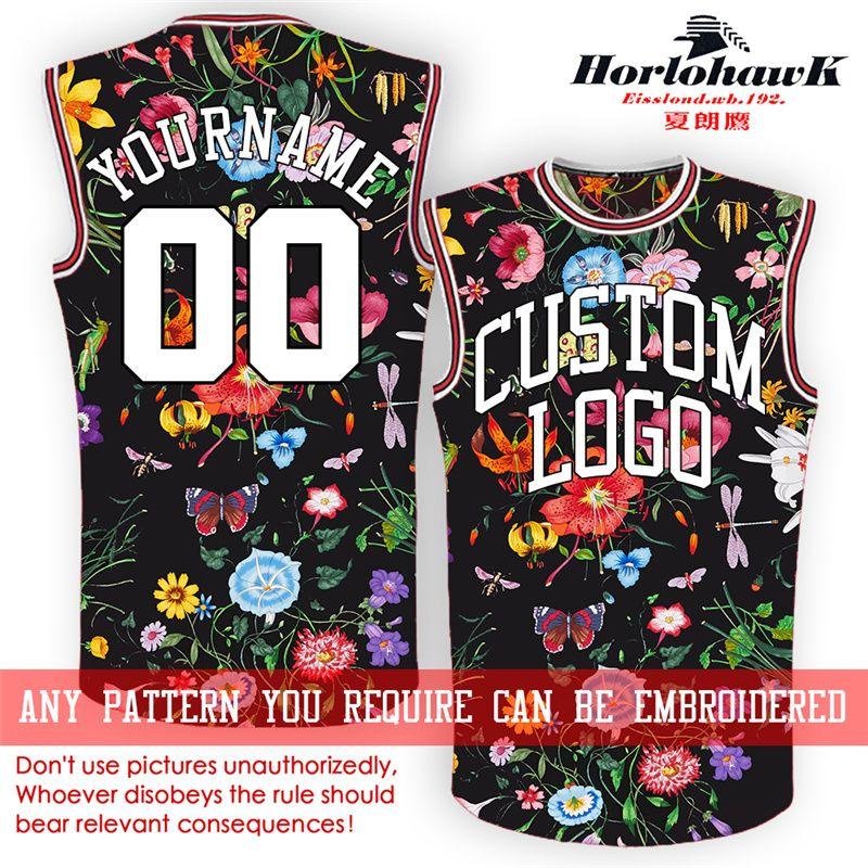 New Basketball Logo - Horlohawk 2017 New Basketball Jersey Custom Embroidery Name Number
