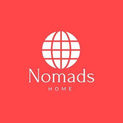Red White Globe Logo - Red and White Globe Nomads Home Games Logo