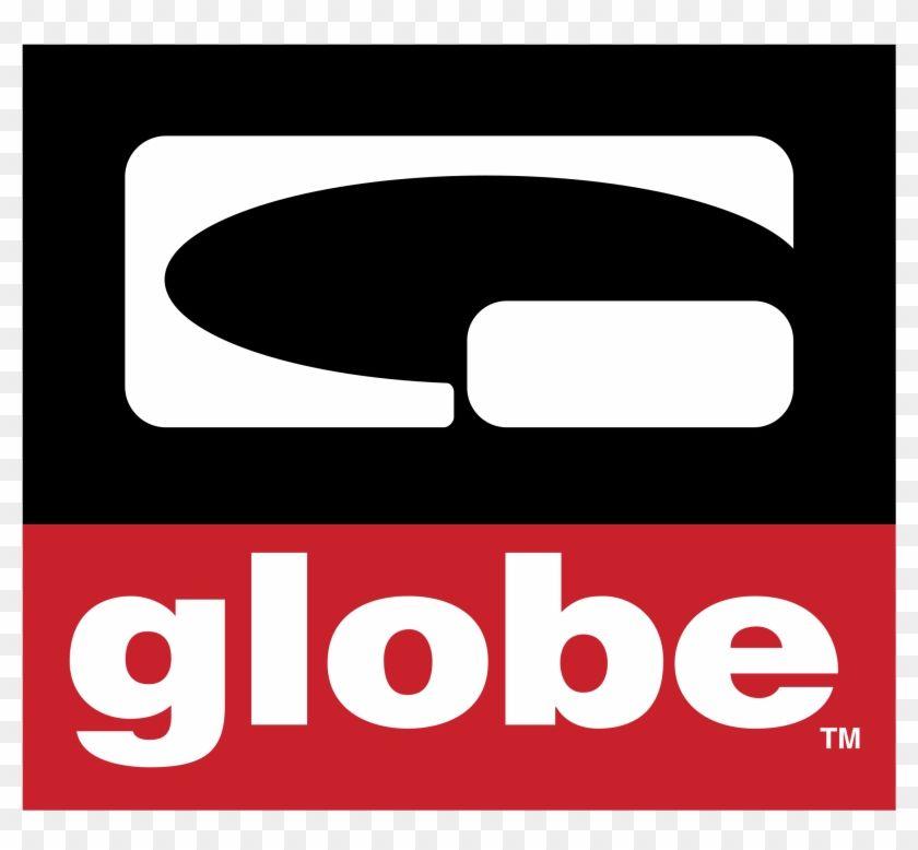 Black and Red Globe Logo - Globe Logo Black And White - Globe International - Free Transparent ...