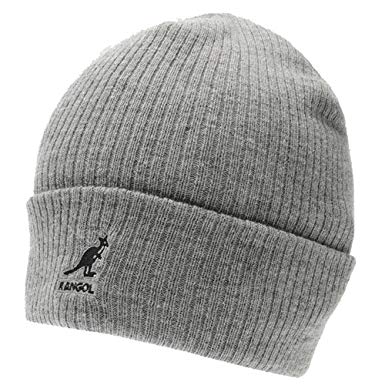 Kangol Hats Logo - Kangol Mens Logo Soft Knit Cuff Beanie Hat Headwear accessories