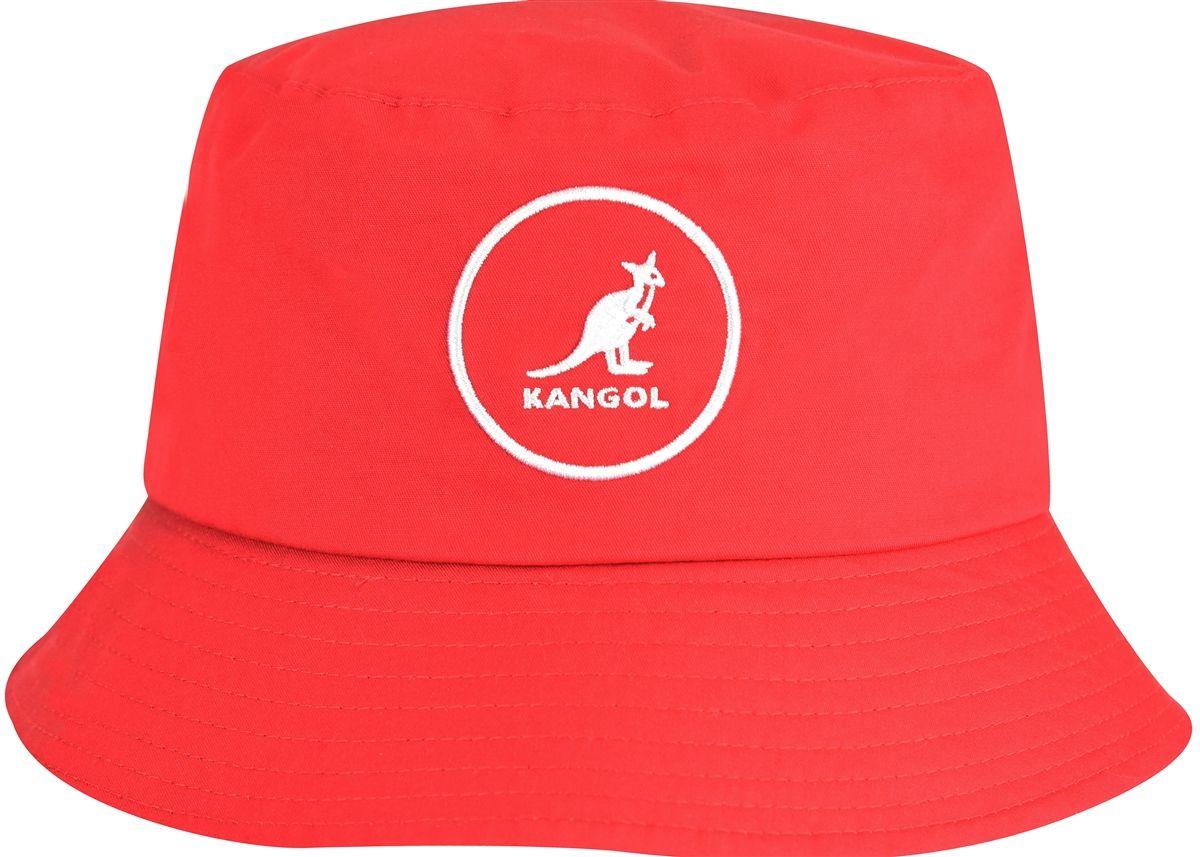 Kangol Hats Logo - K2117SP Kangol Cotton Bucket Hat Rojo