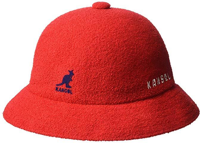 Kangol Hats Logo - Kangol Men's UFO Casual Bucket Hat at Amazon Men's Clothing store: