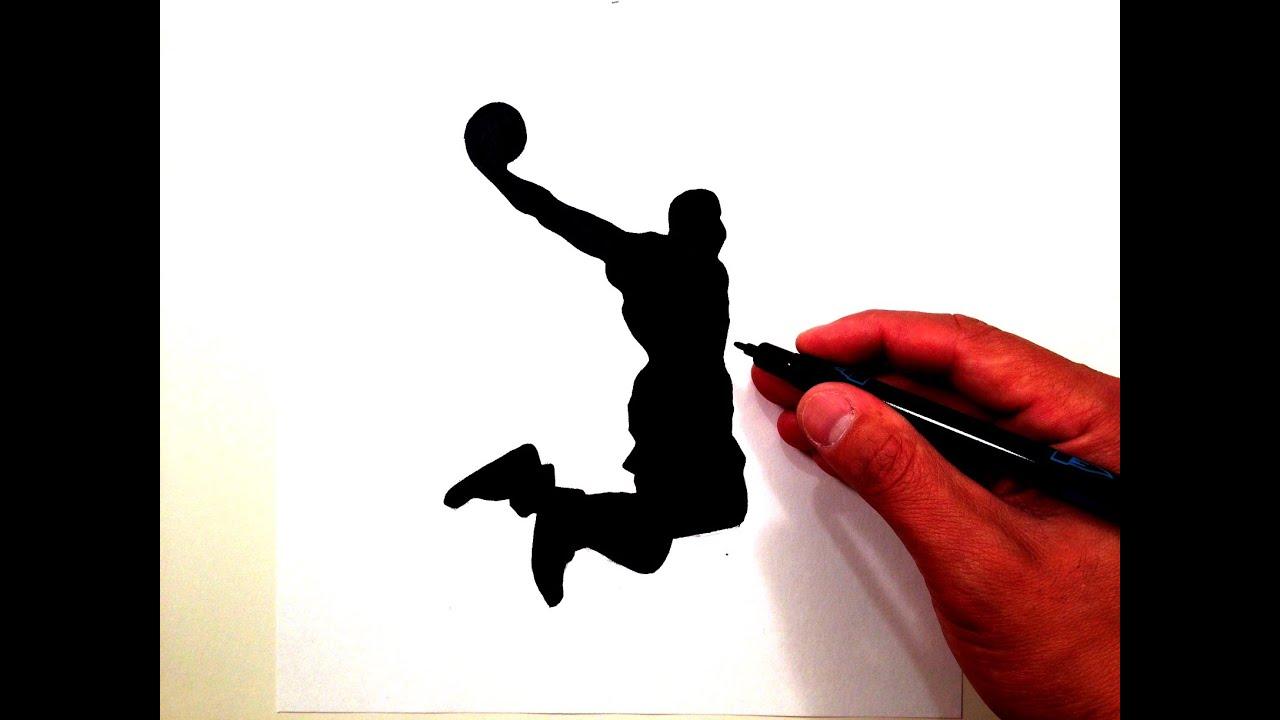Red Dunk Logo - How to Draw the Lebron James Dunk Logo - YouTube