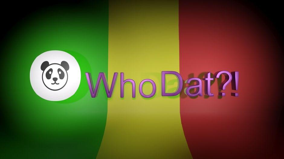 Who Dat Logo - CGTalk | Who Dat?! Original Logo , Justin Cruz (3D)