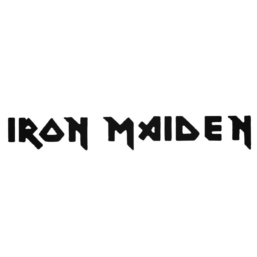 Iron Maiden Logo - Iron Maiden Logo 1 Decal Sticker