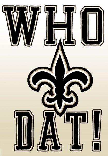 Who Dat Logo - Who Dat | The Sports Pig's Blog