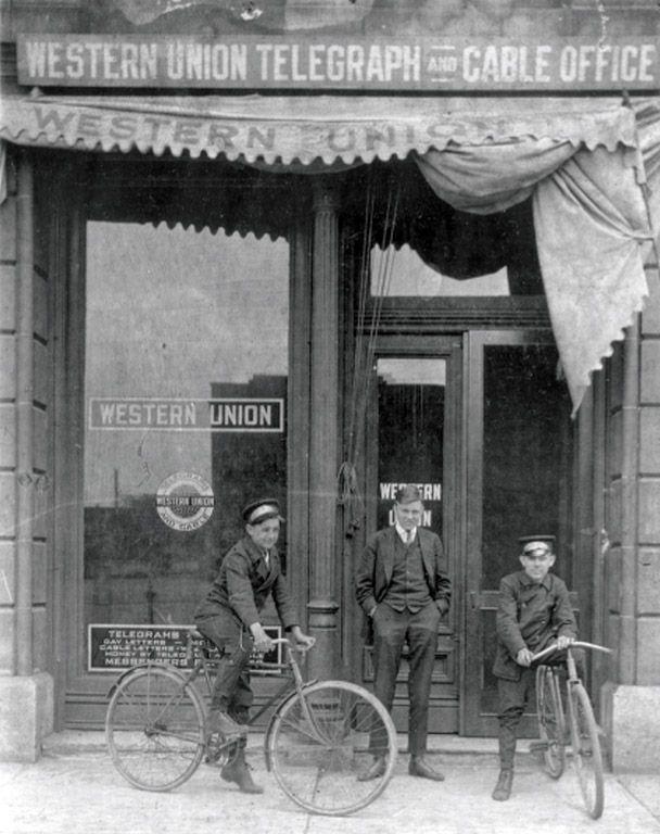 1900 Western Union Logo - The Online Bicycle Museum 1900 WESTERN UNION Messenger's Bike