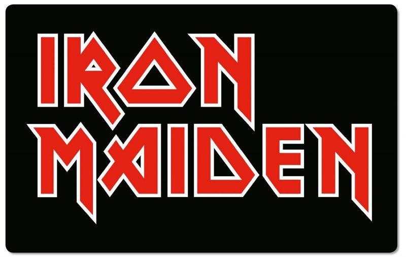 Iron Maiden Logo - Iron Maiden Cutting Board Logo - herocity