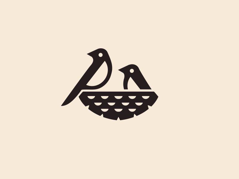 Bird Nest Logo - Bird nest | Rye and Malt logo | Nest logo, Bird logos, Birds
