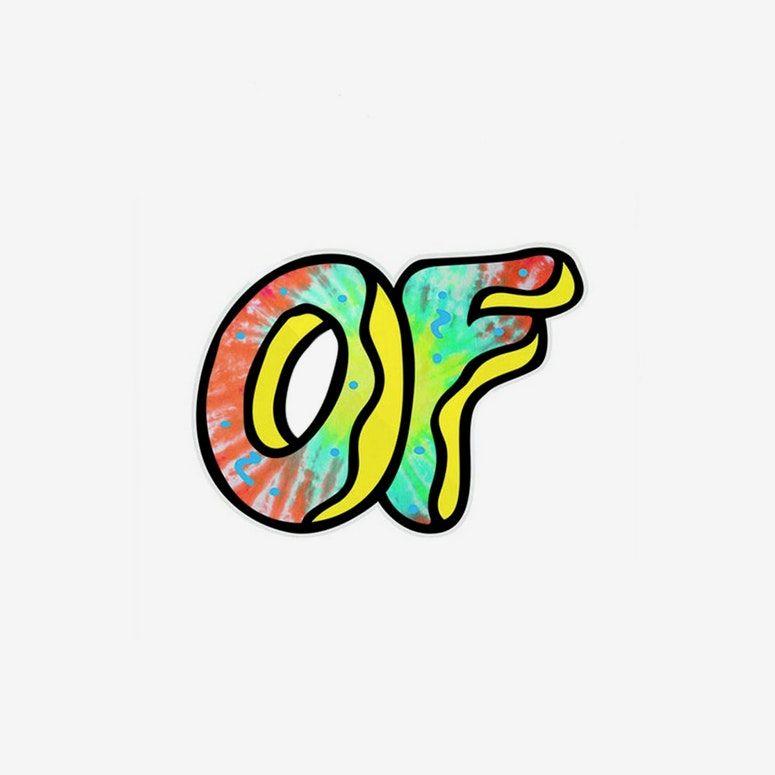 Tie Dye Odd Future Logo - Awesome Donut Sticker Tie Dye