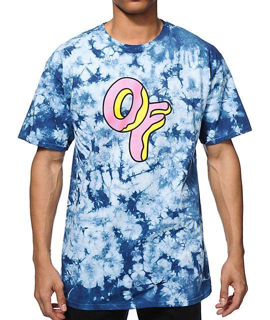 Tie Dye Odd Future Logo - Odd Future OF Donut Tie Dye T Shirt. Guys Fashion