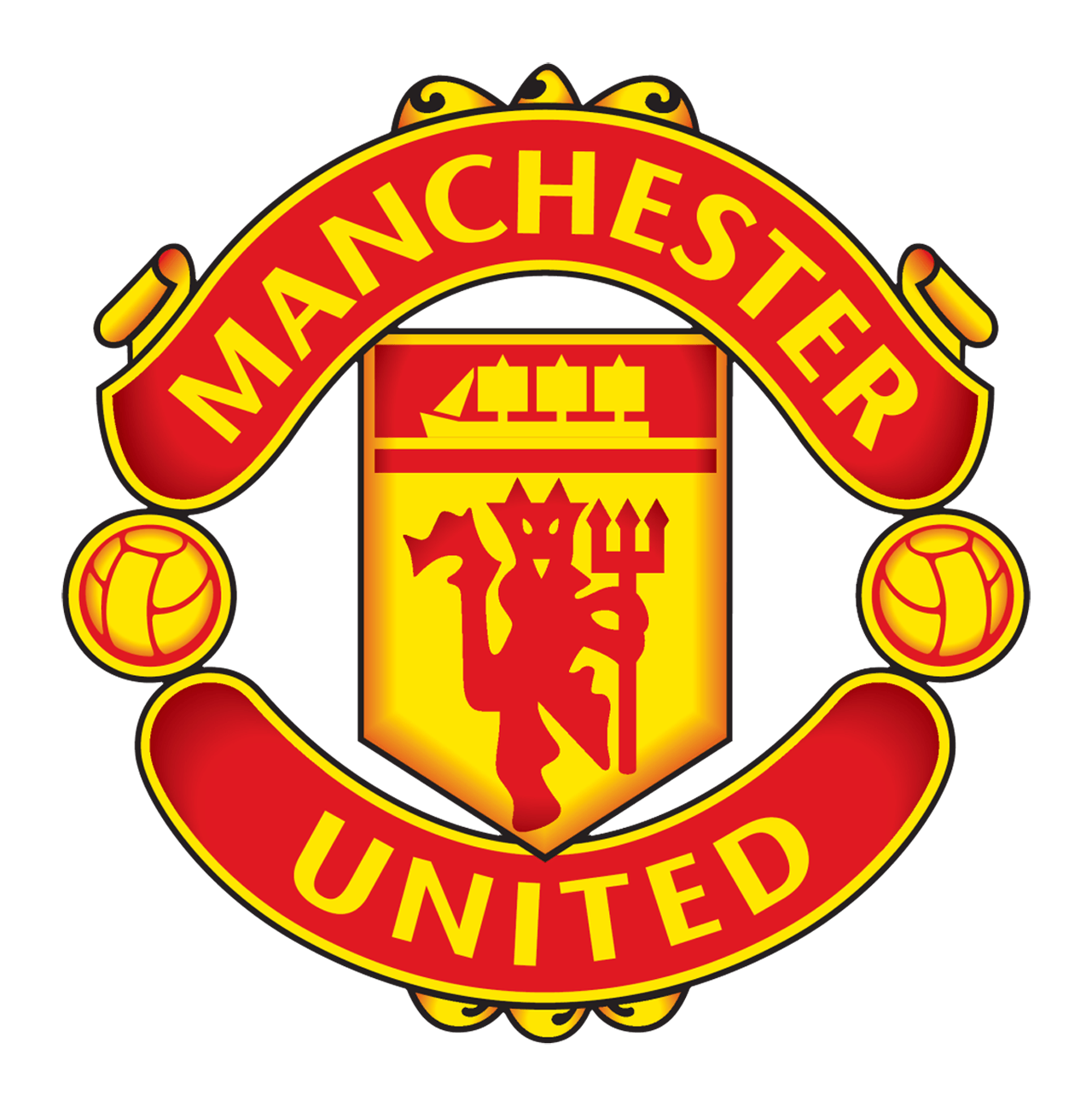 United Orange Logo - Manchester United Logo transparent PNG