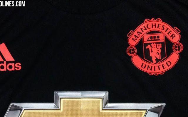 United Orange Logo - Images) Leaked: Manchester United Third Kit For 2015 16 Is Black