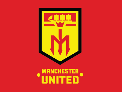 Red Devil Manchester United Logo - Manchester United Logo ReDesign by Jacob Martinez | Dribbble | Dribbble