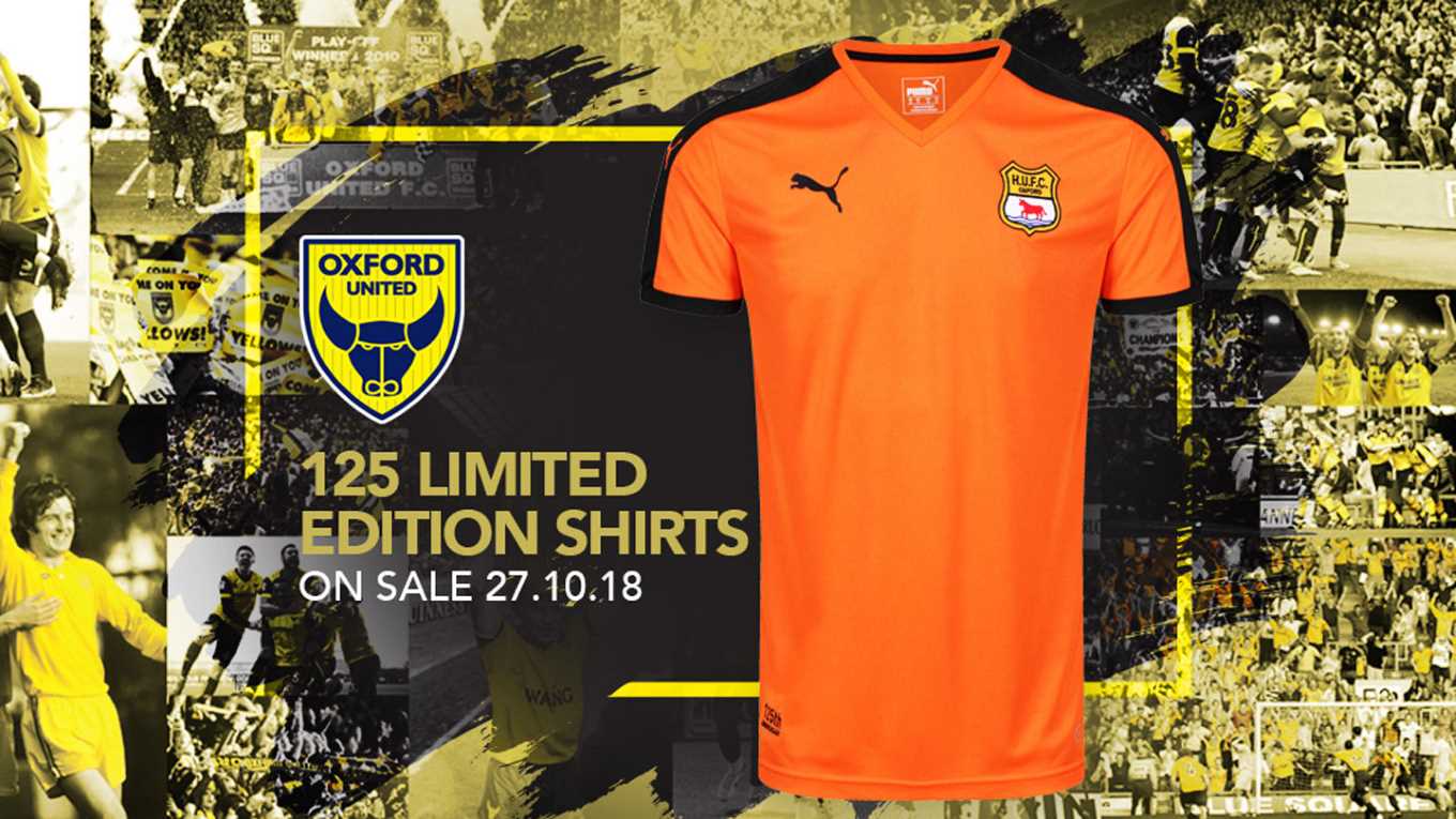 United Orange Logo - 125 Shirts For 125th Anniversary Game - News - Oxford United