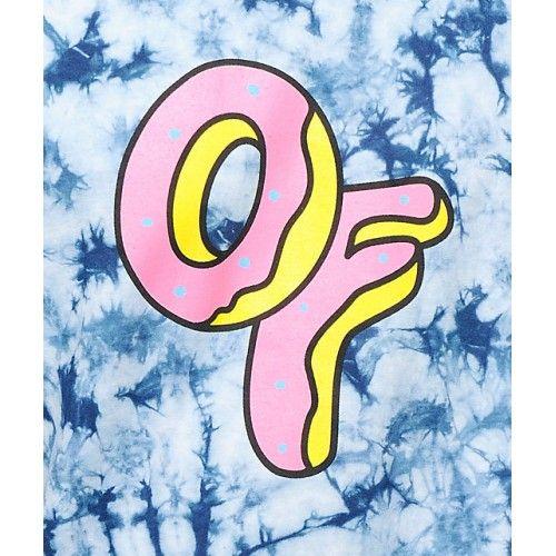 Tie Dye Odd Future Logo - Odd Future OF Donut Tie Dye T-Shirt 48IlWYSh