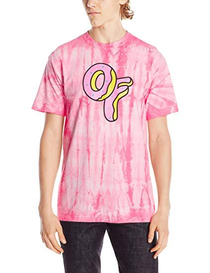 Tie Dye Odd Future Logo - FEA Men's Odd Future Donut Logo Rosebud Tie Dye T Shirt