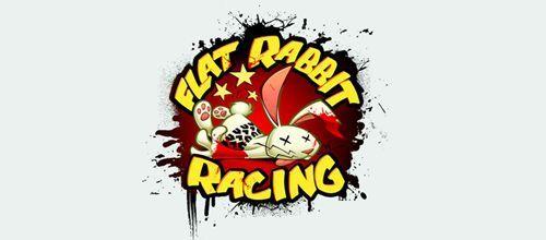 Rabbit Racing Logo - 30 Cute Designs of Rabbit Logo | logo deSIGn | Logo design, Logos ...