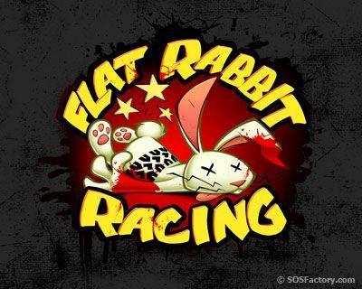Rabbit Racing Logo - The best Freelancer Cartoon Logo Designer for hire. Brand Hero