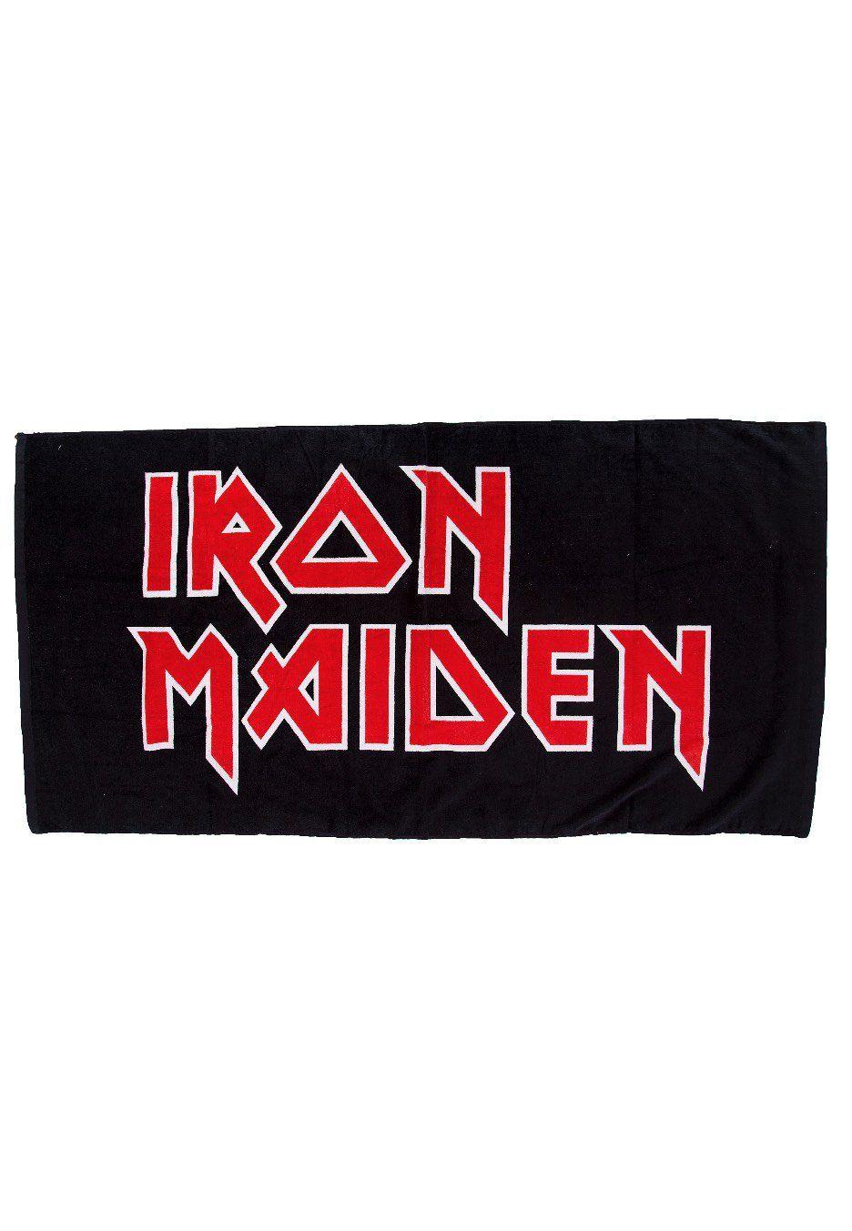 Iron Maiden Logo - Iron Maiden - Logo - Towel - Official True Metal Merchandise Shop ...