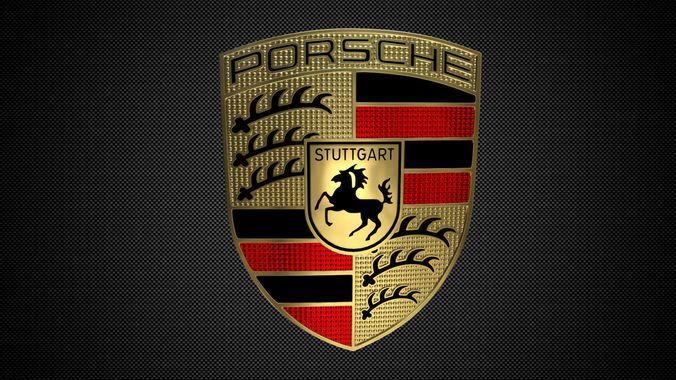 Porsche Logo - 3D design porsche logo