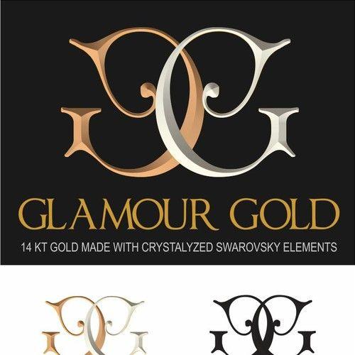 Glamour Logo - Design for Glamour Gold a jewelry brand made for television. Logo