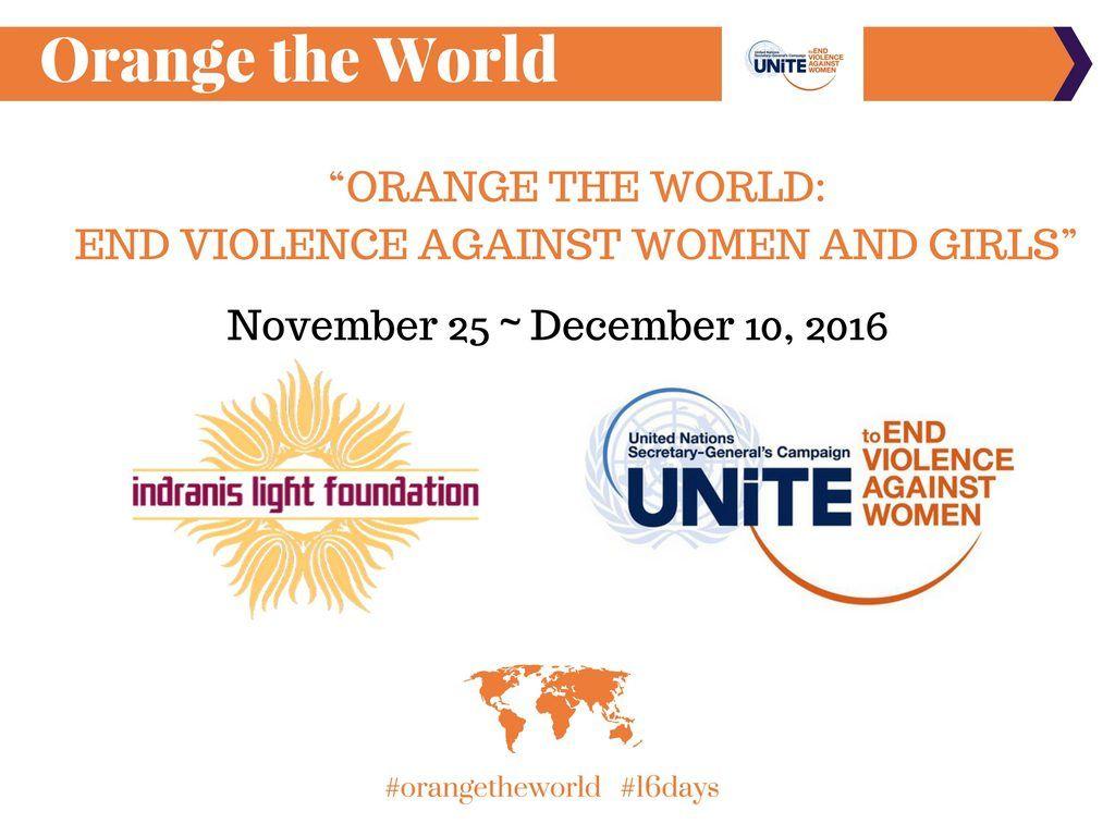 United Orange Logo - United Nations | Indrani's Light Foundation