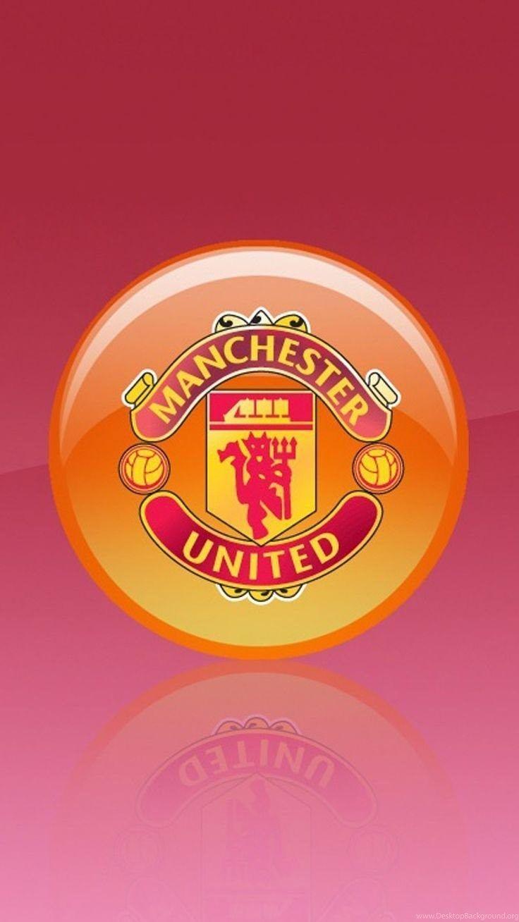 United Orange Logo - Apple iPhone 6 Plus HD Wallpapers Manchester United Logo In 3D ...