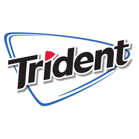 Trident Gum Logo - Amazon.com : Trident Sugar Free Gum, Mint Bliss 14 Count Pack of 3