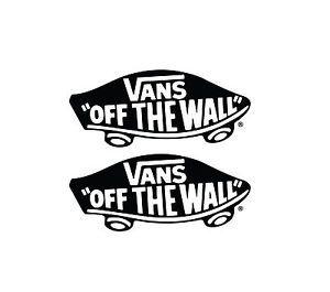 Off the Wall Logo - x VANS STICKER LOGO VINYL DECAL SKATEBOARD CAR CLOTHING OFF THE