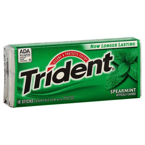 Trident Gum Logo - Beggars Can't Be Chewers: A Guide To Gum Selection – NYU Local
