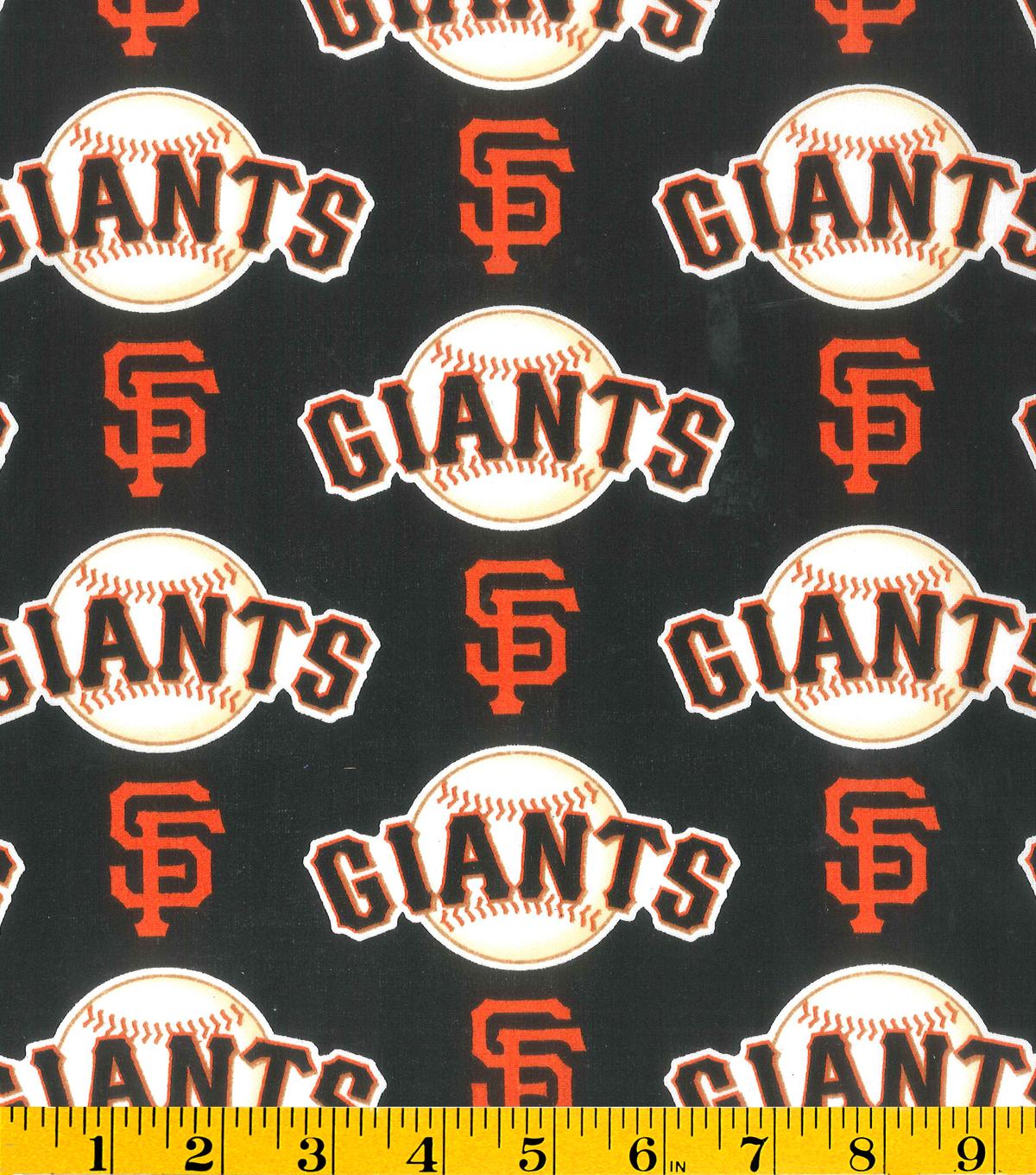 San Francisco Giants Logo - San Francisco Giants Logo Cotton Fabric 58