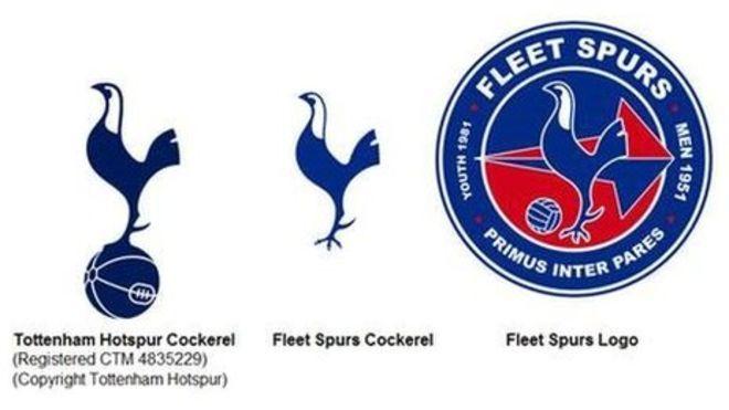 Tottenham Logo - Tottenham Hotspur force Fleet Spurs badge redesign - BBC News