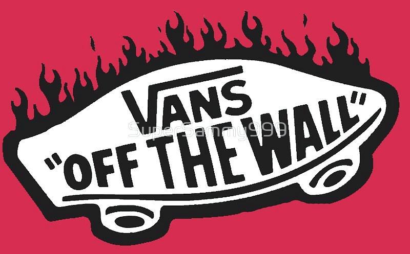Vans Wall Logo - Off The Wall Logo Embroidered Patch Iron Sew Logo Vans Off The Wall ...