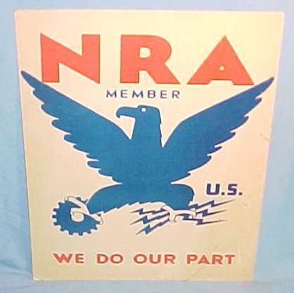 NRA Blue Eagle Logo - Johnson - Facing the Corporate Roots of American Fascism